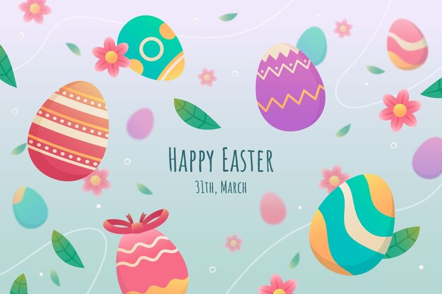 El fondo de gradiente para las vacaciones de Pascua.