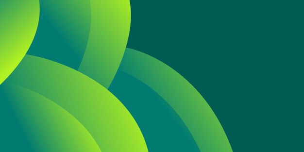 Fondo de gradiente verde de onda