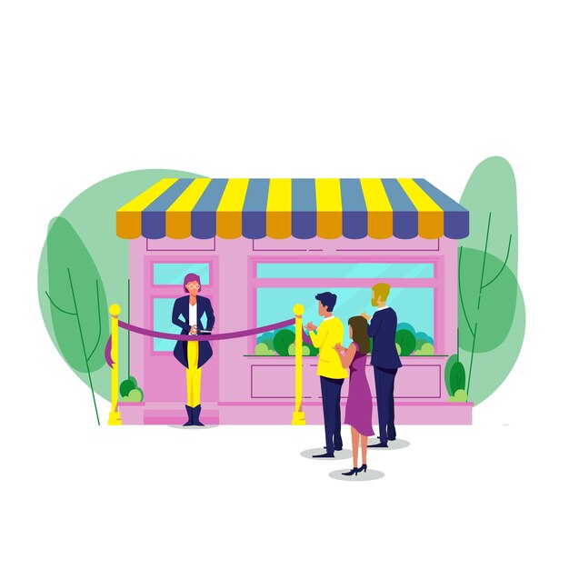 Fondo gran inauguración diseño plano
