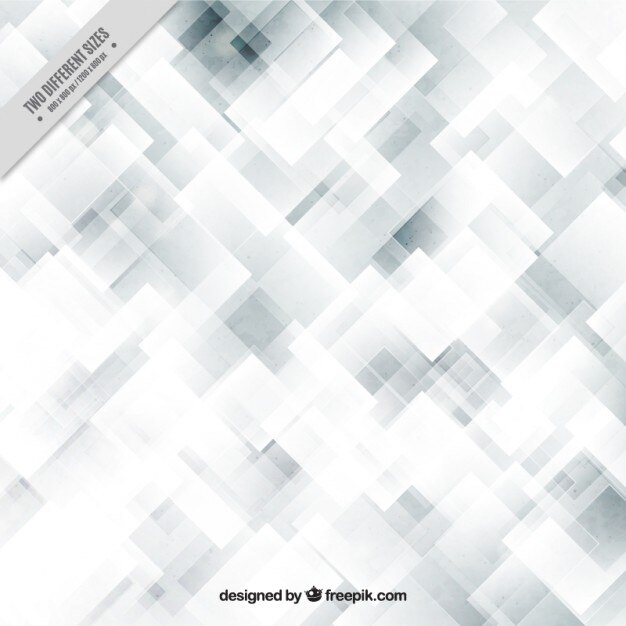 Fondo gris y blanco con formas de cuadros abstractas
