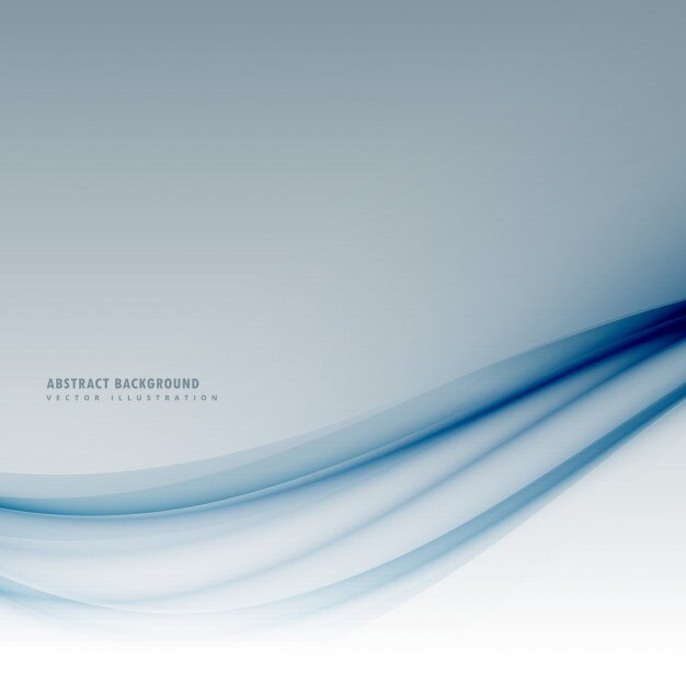 Fondo gris con onda azul
