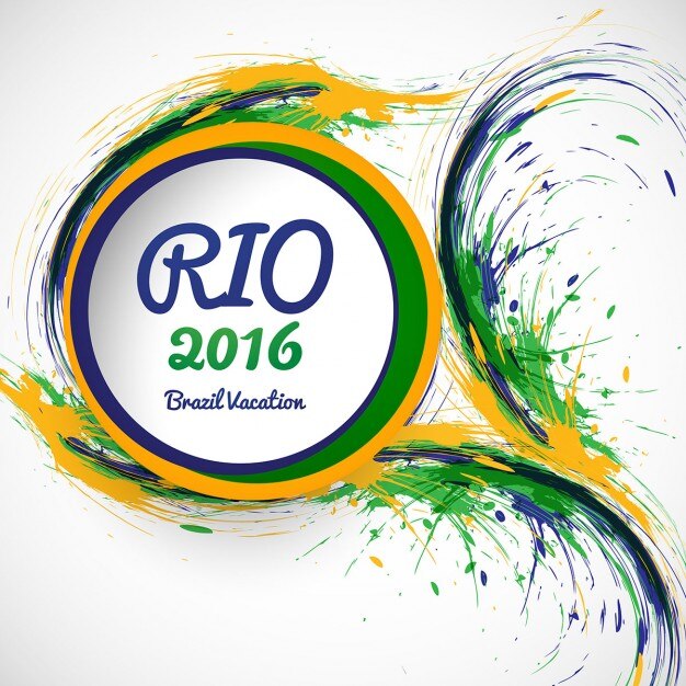 Fondo grunge de los colores de brasil