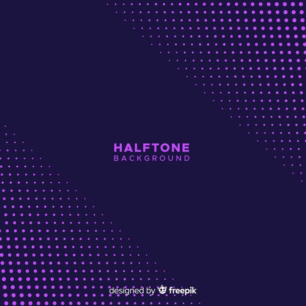 Fondo de halftone oscuro