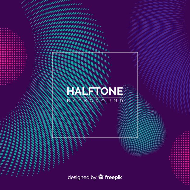 Fondo halftone oscuro