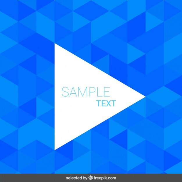 Fondo hecho con triángulos azules