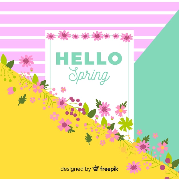 Fondo hello spring