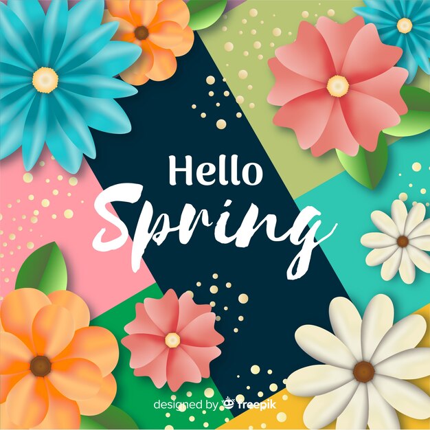 Fondo hello spring