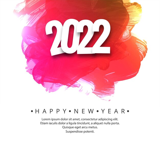 Fondo hermoso del chapoteo del día de fiesta de la tarjeta 2022