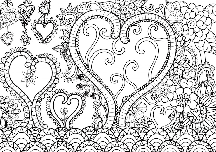 Vector gratuito fondo hermoso del corazón