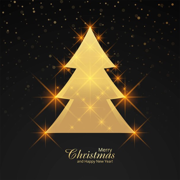 Fondo hermoso del día de fiesta de la celebración de la tarjeta del árbol de navidad