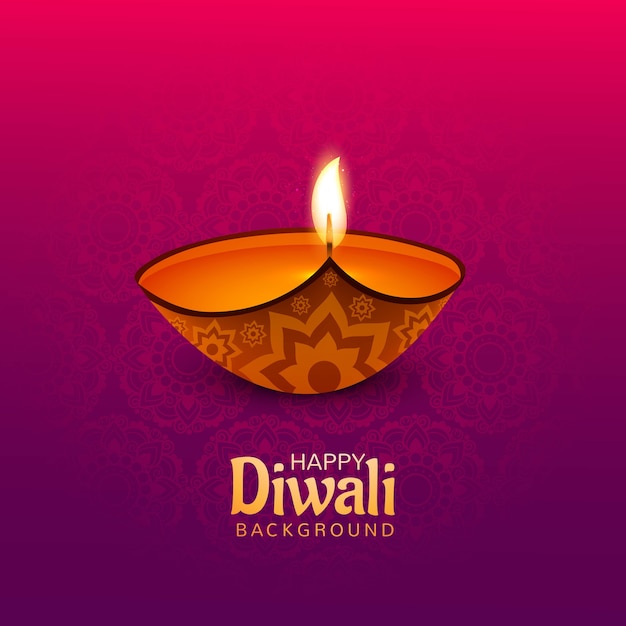 Fondo hermoso feliz tarjeta de diwali