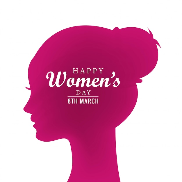 Fondo hermoso de la tarjeta de felicitación del día 8 de marzo de womends