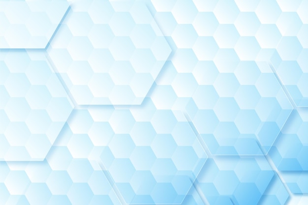 Vector gratuito fondo hexagonal degradado