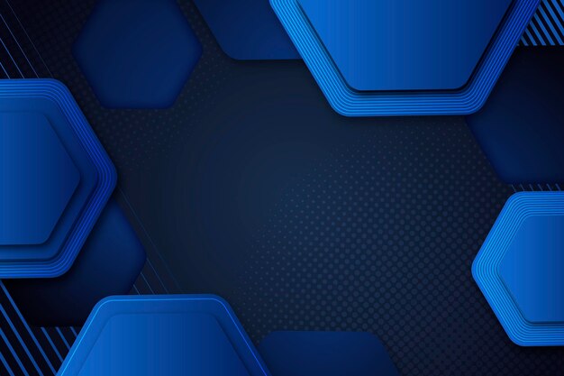 Fondo hexagonal degradado