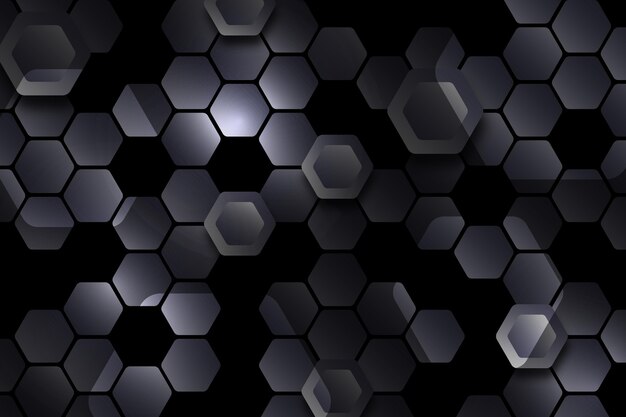 Fondo hexagonal degradado