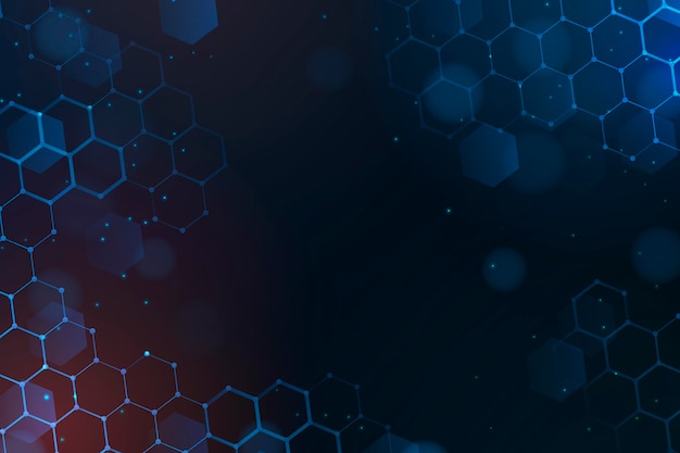 Fondo hexagonal degradado