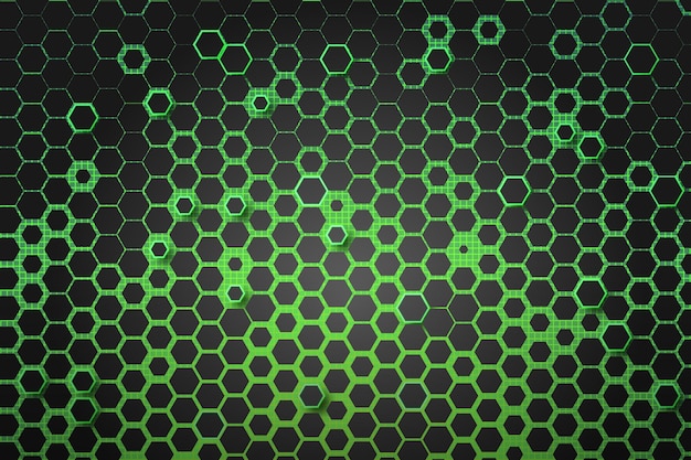 Fondo hexagonal degradado