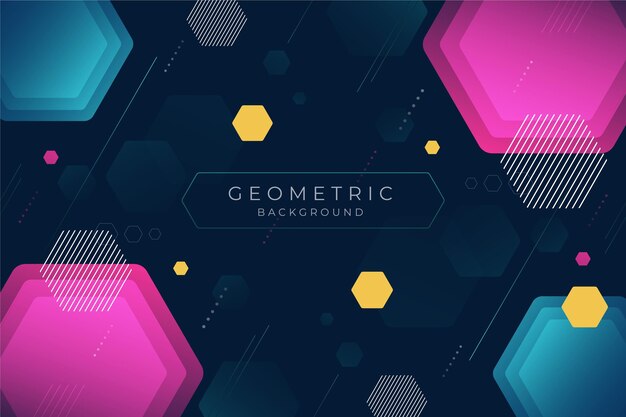 Fondo hexagonal degradado