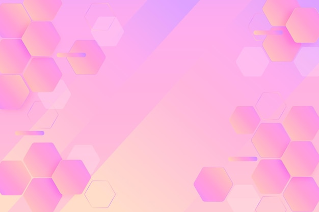 Fondo hexagonal degradado