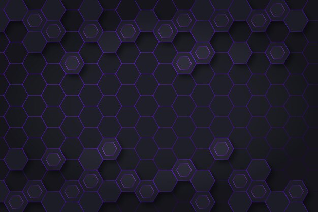 Fondo hexagonal degradado