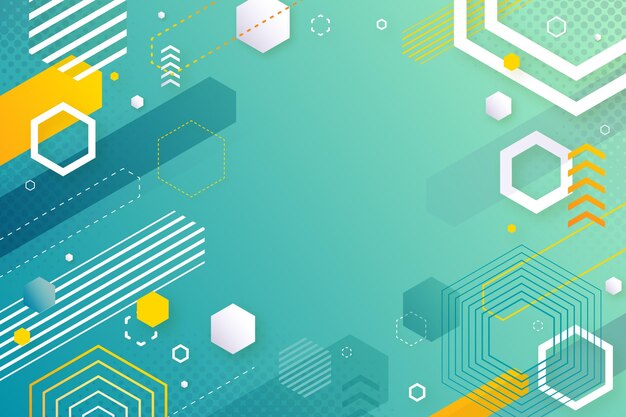 Fondo hexagonal degradado