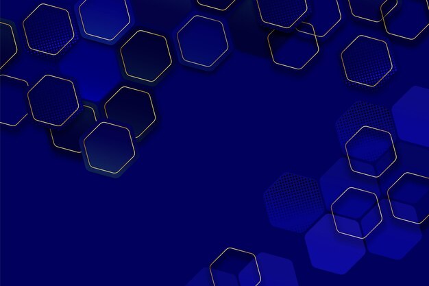 Fondo hexagonal degradado