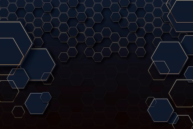 Fondo hexagonal degradado