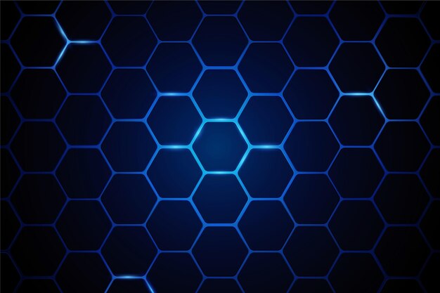 Fondo hexagonal degradado