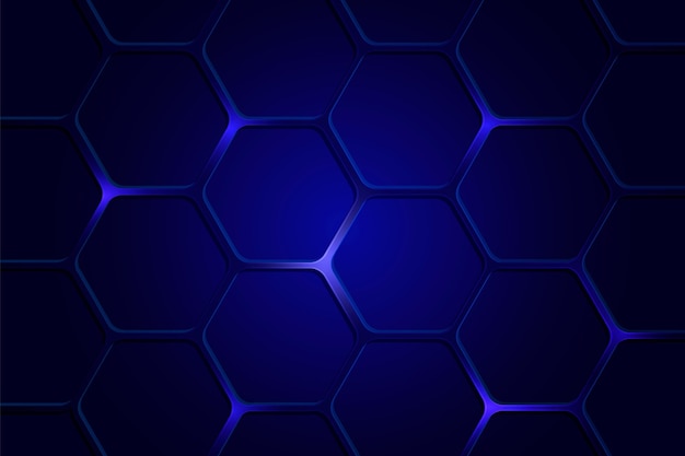 Fondo hexagonal degradado