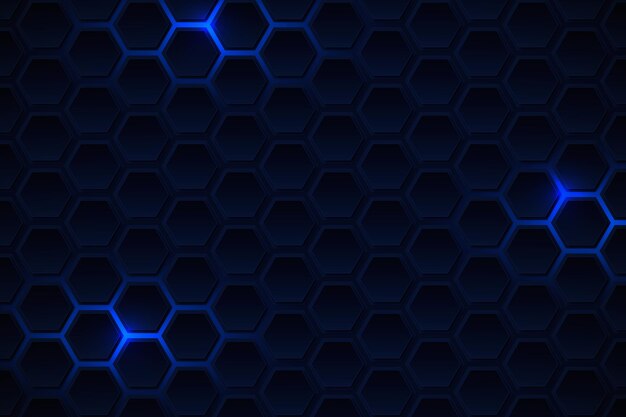 Fondo hexagonal degradado