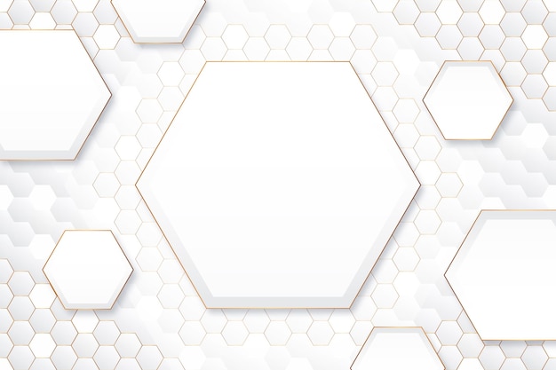 Vector gratuito fondo hexagonal degradado