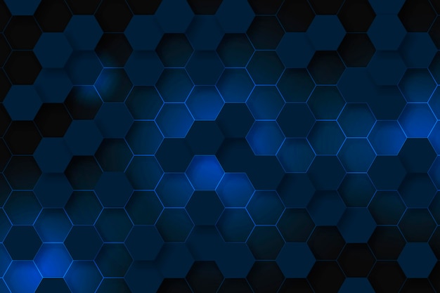 Fondo hexagonal estilo degradado