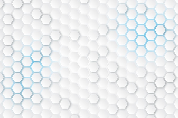 Fondo hexagonal con gradiente