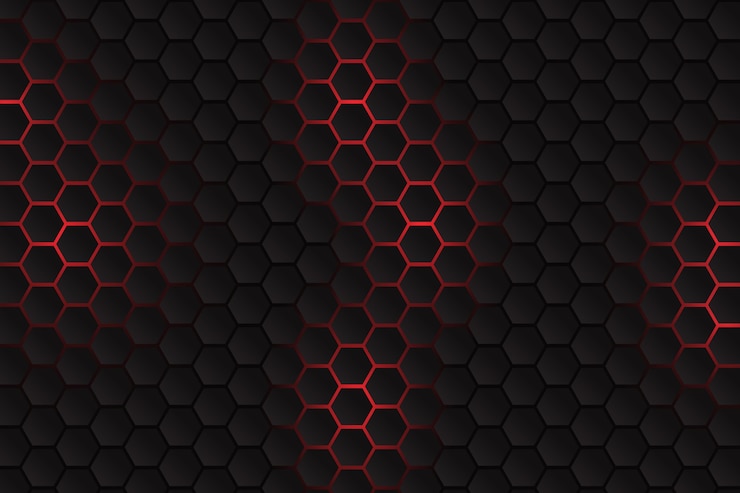 Vector gratuito fondo hexagonal con gradiente