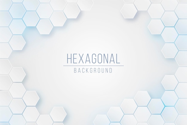 Fondo hexagonal con gradiente