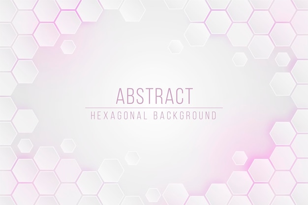 Fondo hexagonal con gradiente