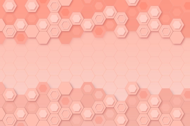 Fondo hexagonal con gradiente