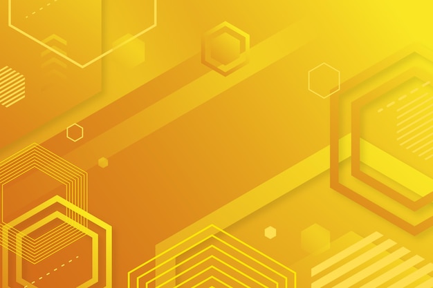 Fondo hexagonal con gradiente