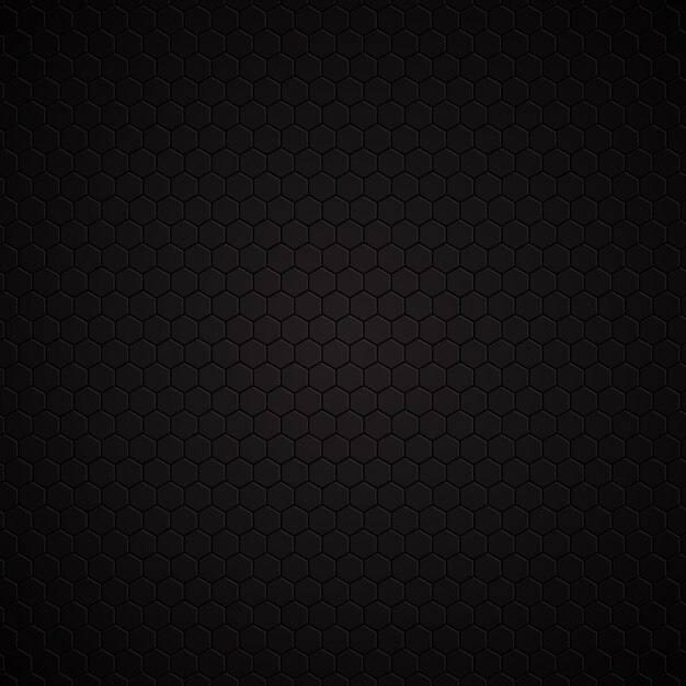 Fondo hexagonal oscuro