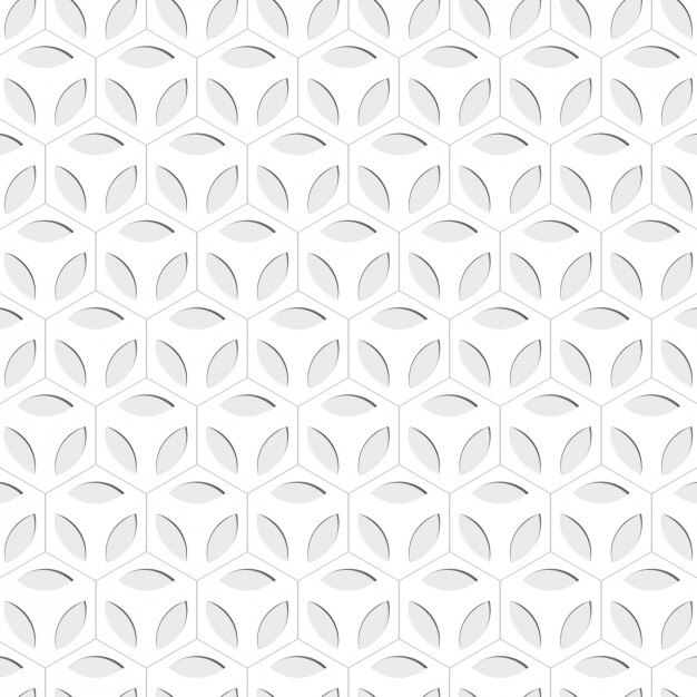 Fondo de hexágonos florales