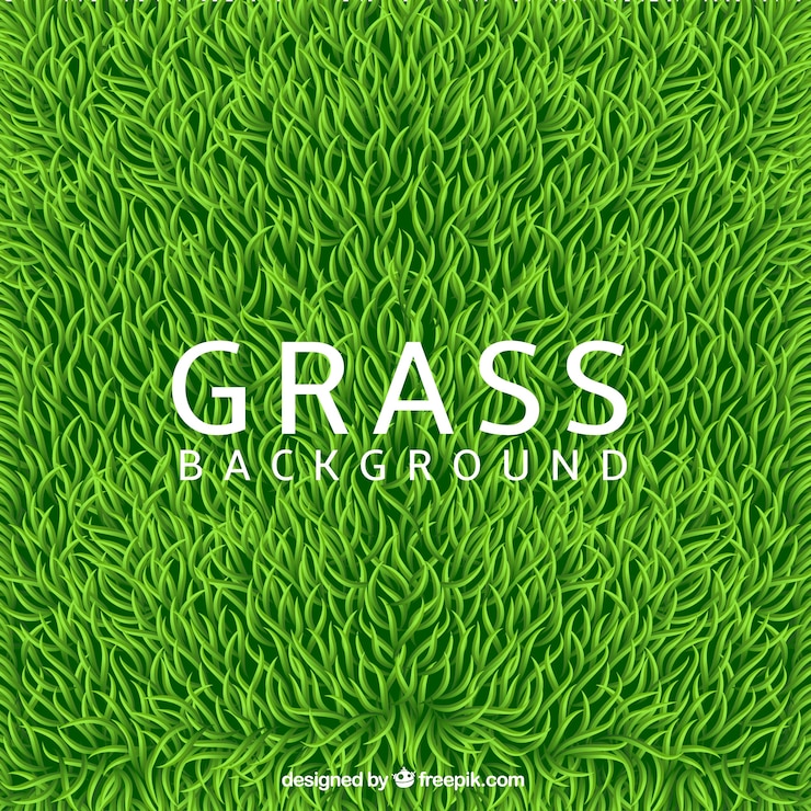 Vector gratuito fondo de hierba verde decorativo