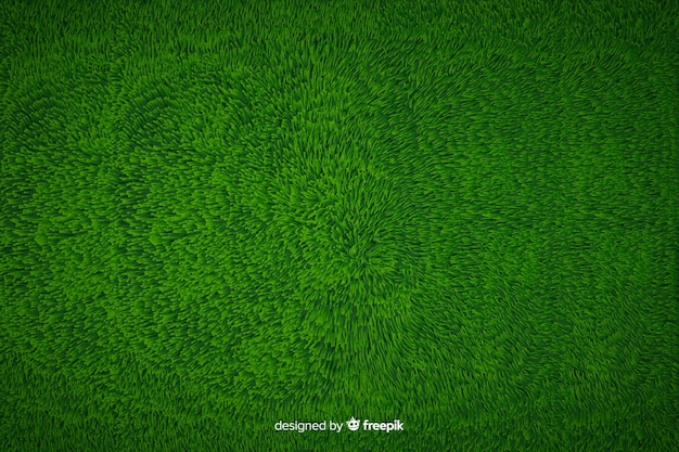 Fondo de hierba verde estilo realista