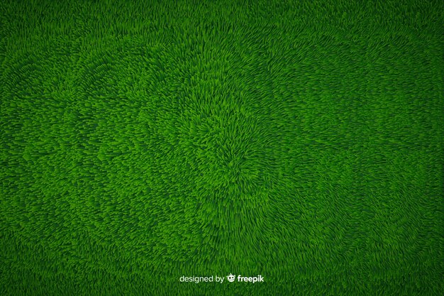 Fondo de hierba verde estilo realista