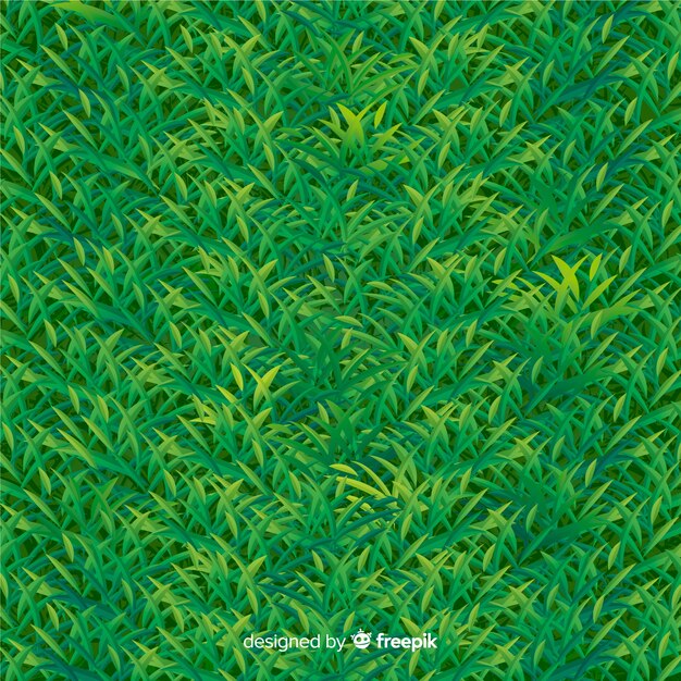 Fondo de hierba verde estilo realista