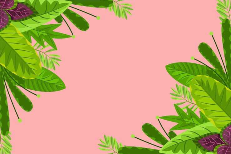 Vector gratuito fondo de hojas tropicales