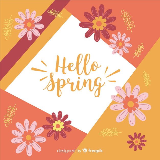 Fondo de hola primavera