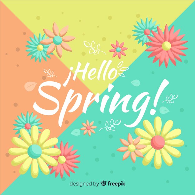 Fondo de hola primavera