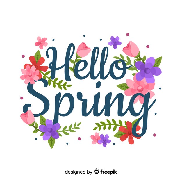 Fondo hola primavera