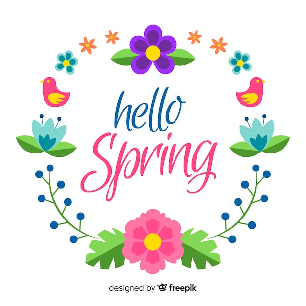 Fondo de hola primavera