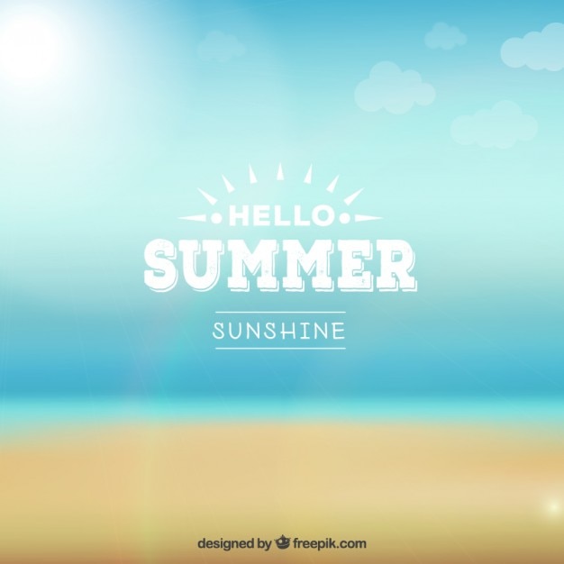 Fondo de hola verano
